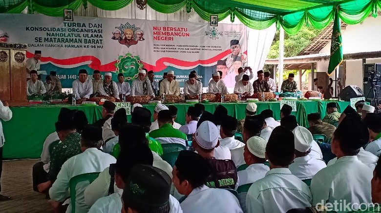 Ribuan NU Mataraman Gelar Doa Bersama Berharap Pemilu Damai