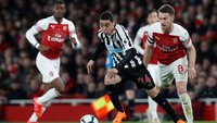 Arsenal memegang kendali penuh atas Newcastle. Penguasaan bolanya mencapailebih dari 70 persen. (Foto: David Klein/Reuters)