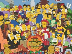 Wah! Lukisan KAWS Ala The Simpsons Ini Terjual di Hong Kong Rp 210 Miliar