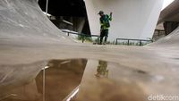 Duh! Belum Diresmikan, Skatepark Slipi Sudah Rusak