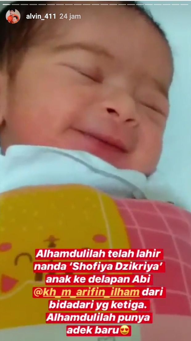 Anak kedelapan ustaz Arifin Ilham
