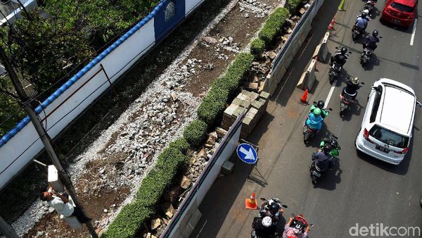 Asyik, Trotoar Gatot Subroto Akan Ditata Seperti Sudirman-Thamrin