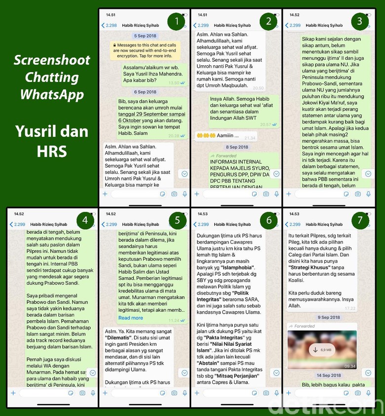 Yusril Ungkap Transkrip Lengkap Habib Rizieq Ragukan Keislaman Prabowo