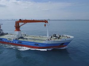 KM Kendhaga Nusantara I Angkut 1.000 Ton Beras ke Tahuna Via Tol Laut KM Kendhaga Nusantara I Angkut 1.000 Ton Beras ke Tahuna Via Tol Laut