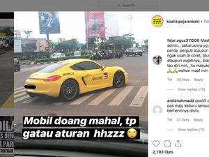 Mobil Mewah Berhenti di Zebra Cross, Warganet Nyinyir Mobil Mewah Berhenti di Zebra Cross, Warganet Nyinyir