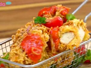 Resep Mie Goreng Chicken Crispy, Camilan Enak dan Bikin Kenyang