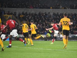 MU membuka keunggulan lewat gol Scott McTominay pada menit ke-13. Foto: Michael Regan/Getty Images