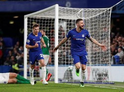 Babak I, Gol Giroud Antar Chelsea Memimpin 1-0 atas Brighton