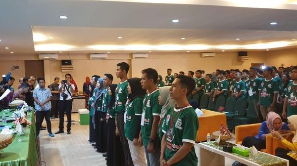 200 Pemuda Sultra Dikukuhkan Jadi Kader Pemuda Anti Narkoba