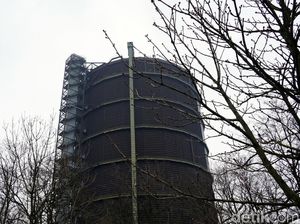 Foto: Tabung Gas Raksasa di Jerman yang Jadi Galeri Seni Foto: Tabung Gas Raksasa di Jerman yang Jadi Galeri Seni
