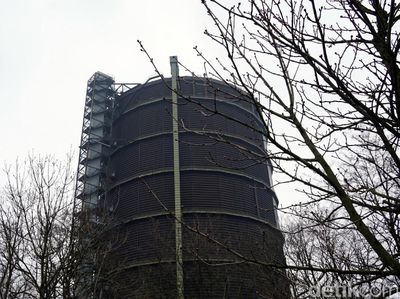 Foto: Tabung Gas Raksasa di Jerman yang Jadi Galeri Seni