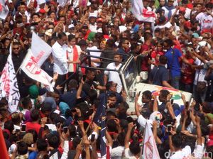 Ribuan Pendukung Hadiri Kampanye Jokowi di Banyumas