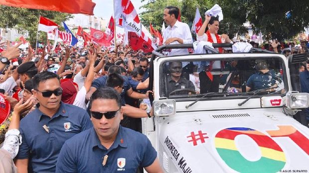 Membuntuti dari Dekat Safari Politik Jokowi di Tanah 'Ngapak'