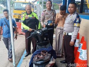Pencuri Motor di Surabaya Diringkus Petugas PJR di Jembatan Suramadu