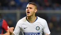 Di nomor 4 ada Mauro Icardi yang dijual ke PSG pada tahun 2020 seharga 50 juta Euro (setara Rp 843 miliar)