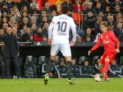Sejak ditunjuk kembali menggantikan Santiago Solari, Zidane telah memimpin Madrid di tiga pertandingan, di mana dua sebelumnya selalu menang (vs Celta Vigo 2-0 dan Huesca 3-2). REUTERS/Heino Kalis.