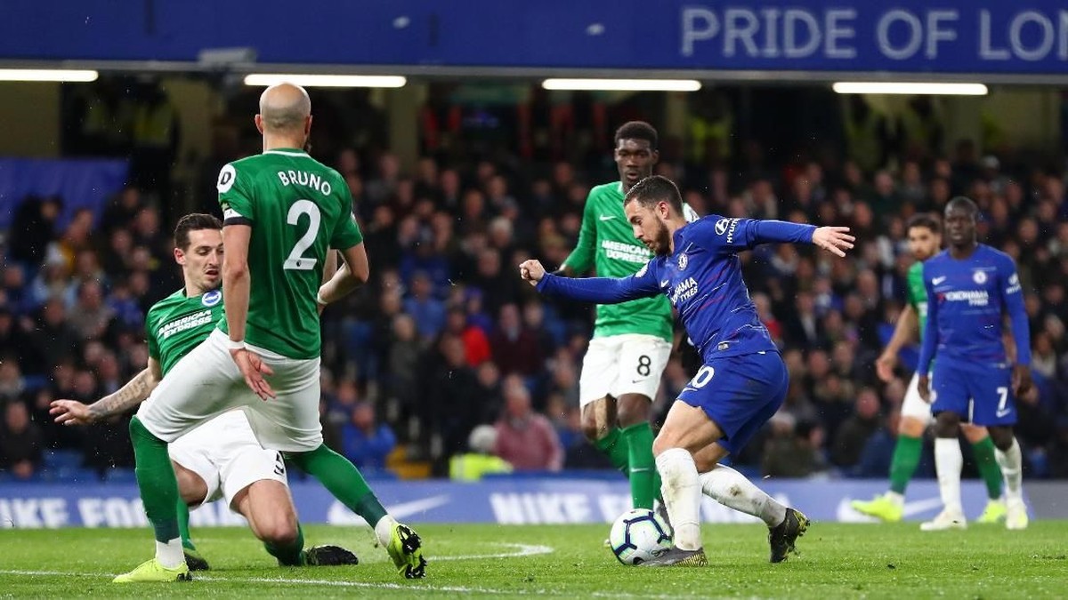 Chelsea menang mudah atas Brighton & Hove Albion 3-0 di lanjutan Liga Inggris. (Foto: Dan Istitene / Getty Images)