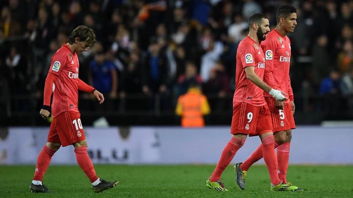 Real Madrid kalah di markas Valencia. (Foto: David Ramos/Getty Images) Real Madrid kalah di markas Valencia. (Foto: David Ramos/Getty Images)