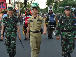 270 Taruna Ikut Latihan Integrasi dan Karya Bakti di Trenggalek