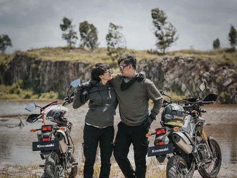 Poppy Sovia mendukung jika sang anak kelak hobi motor/