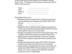 Surat Persetujuan Risiko KKN UGM yang Ramai di Medsos Akhirnya Ditarik
