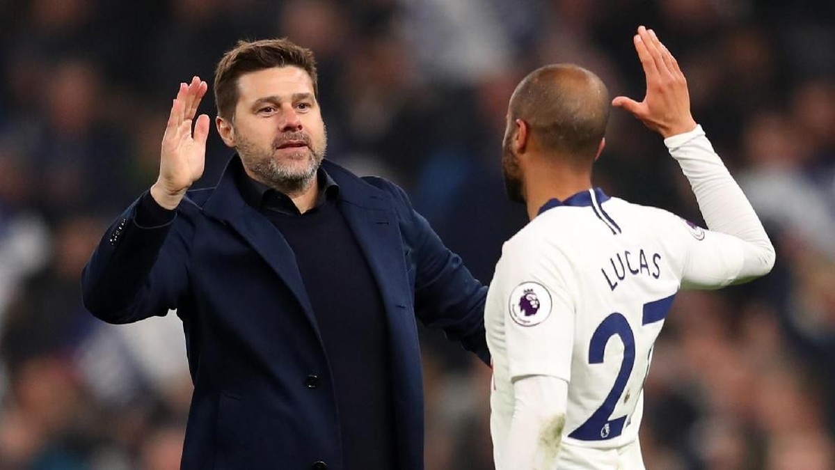 Tottenham Hotspur menjelang duel dengan Ajax Amsterdam di semifinal Liga Champions. (Foto: Catherine Ivill/Getty Images)