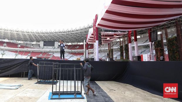 Kampanye Akbar Prabowo, Pendukung Sudah Mulai Merapat ke GBK