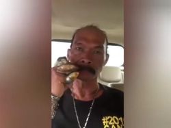 Motif Pria Penuh Batu Akik yang Hina Jokowi: Bela Habib Rizieq