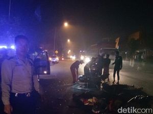 Motor Matic Tabrak Bebek di Sidoarjo, 2 Pengendara Tewas di Lokasi
