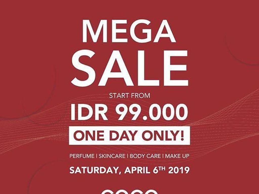 Parfum Sampai Skin Care Diskon Mulai dari Rp 99 Ribu di C&F Grand Indonesia Parfum Sampai Skin Care Diskon Mulai dari Rp 99 Ribu di C&F Grand Indonesia