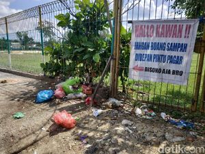 Sempat Dibersihkan Gubernur Riau, Sampah Kembali Berserakan di Pekanbaru