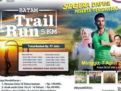 Ratusan Pelari Asing Ramaikan Batam Trail Run 5K