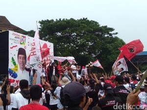 Maruf Amin Tiba di Lokasi Pawai Karnaval Bersatu