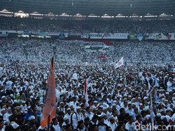 Kampanye Akbar Prabowo di GBK Dinilai Kalah Dibanding 212 di Monas