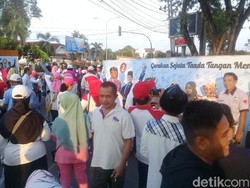 Relawan Prabowo-Sandi Gelar Aksi Gerakan Sejuta Tanda Tangan di Jambi