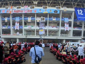 Foto Massa Kampanye Akbar Prabowo-Sandiaga Padati GBK