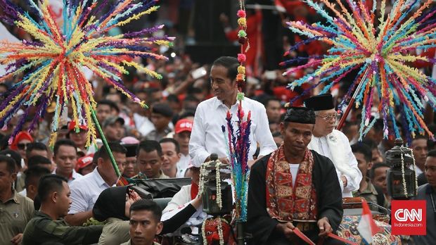 Karnaval Kampanye di Tangerang, Jokowi Sebut Bentuk Keragaman