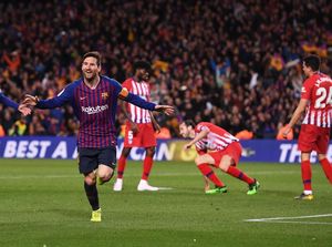 Messi Ukir Sejarah dalam Kemenangan Barca atas Atletico