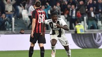 Moise Kean punya rasio menit per gol terbaik di lima kompetisi teratas Eropa saat ini. Dia rata-rata membuat satu gol setiap 47 menit. Foto: Tullio M. Puglia/Getty Images