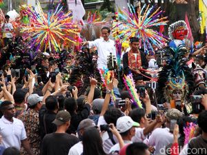 Potret Kegembiraan Kampanye Jokowi-Maruf di Tangerang