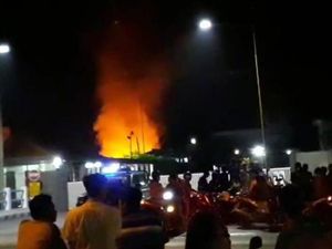 Pabrik Pakan Ternak di Pasuruan Terbakar, 4 Damkar Dikerahkan