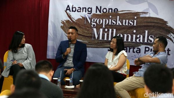 Diskusi Milenial Tolak Berita Palsu