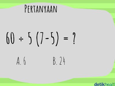 Yakin Bisa Selesaikan Teka-teki Matematika Sekolah Dasar Ini?