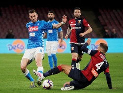 Hasil Liga Italia: Napoli Seri Lawan 10 Pemain Genoa