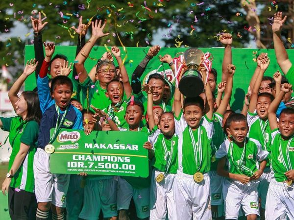 SDN 133 Inpres Talawe Maros Juara MILO Football Championship Makassar