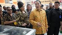 Tommy Soeharto Tinjau Bahan-bahan Kebutuhan Pokok