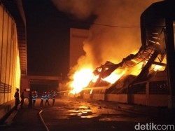 Kebakaran Pabrik Pakan Ternak Pasuruan Padam, Diduga Korsleting
