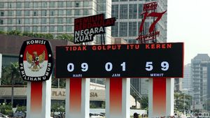 Layar Hitung Mundur Pilpres 2019 Mejeng di Bundaran HI