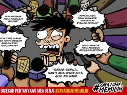 Komik Si Juki Ajak Pembacanya untuk #SayaTidakMemilih, Nyuruh Golput?