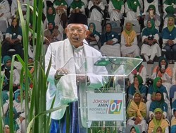 Nyanyi 01 Pasti Menang, Maruf Amin: Coblos 2 Tidak Sah